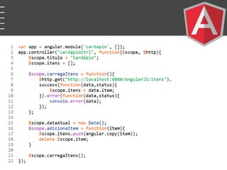 Desenvolvimento de Aplicações Web AngularJS no Contexto da IoT