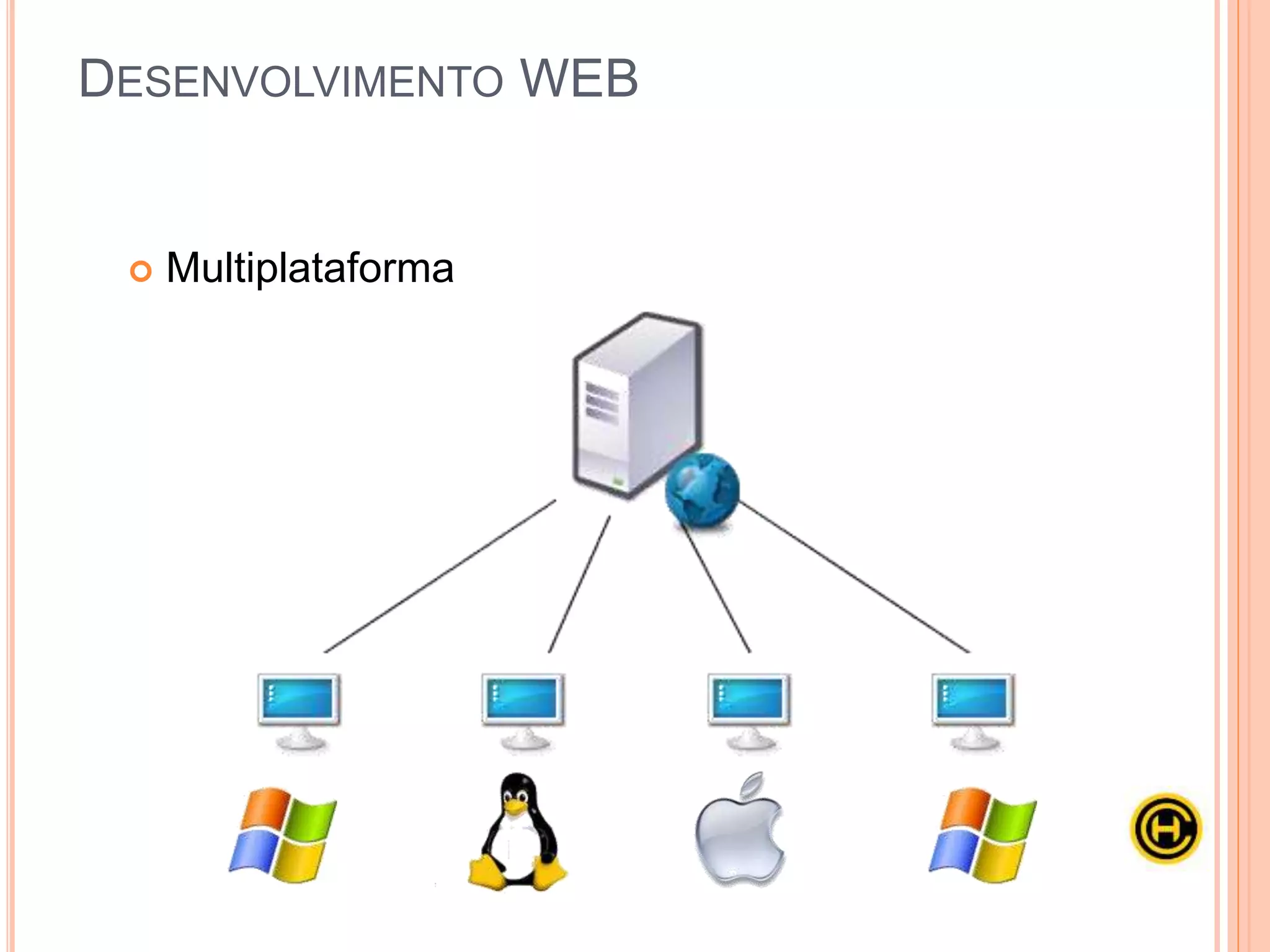  Multiplataforma
DESENVOLVIMENTO WEB
 