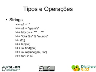 Introdução a linguagem de programação Python