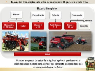  Inovações tecnológicas do setor de máquinas: O que está sendo feito
33
 