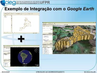 Exemplo de Integração com o  Google Earth + 