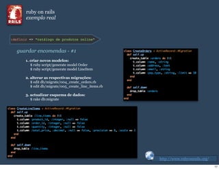 Introdução ao Ruby On Rails
