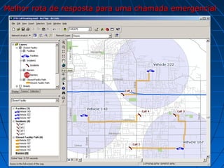 Melhor rota de resposta para uma chamada emergencialMelhor rota de resposta para uma chamada emergencial
 