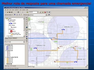 Melhor rota de resposta para uma chamada emergencial 