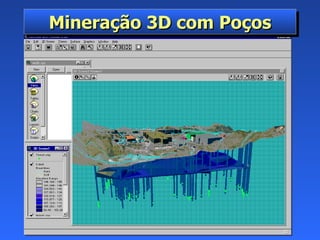 Mineração 3D com Poços 
