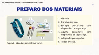 PREPARO DOS MATERIAIS
14
Este slide é propriedade intelectual - Lei dos Direitos Autorais (LEI Nº 9.610/98).
 