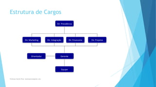 Estrutura de Cargos
Professor Danilo Pires- danilospires@gmail.com
 