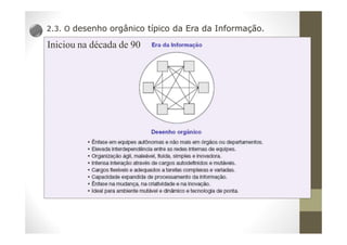 2.3. O desenho orgânico típico da Era da Informação.
Iniciou na década de 90
 