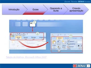 Tabela de Atalhos: Microsoft Office 2007