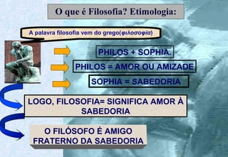 FilosofiaIntrodução a filosofia e senso comum e filosófico | PPT
