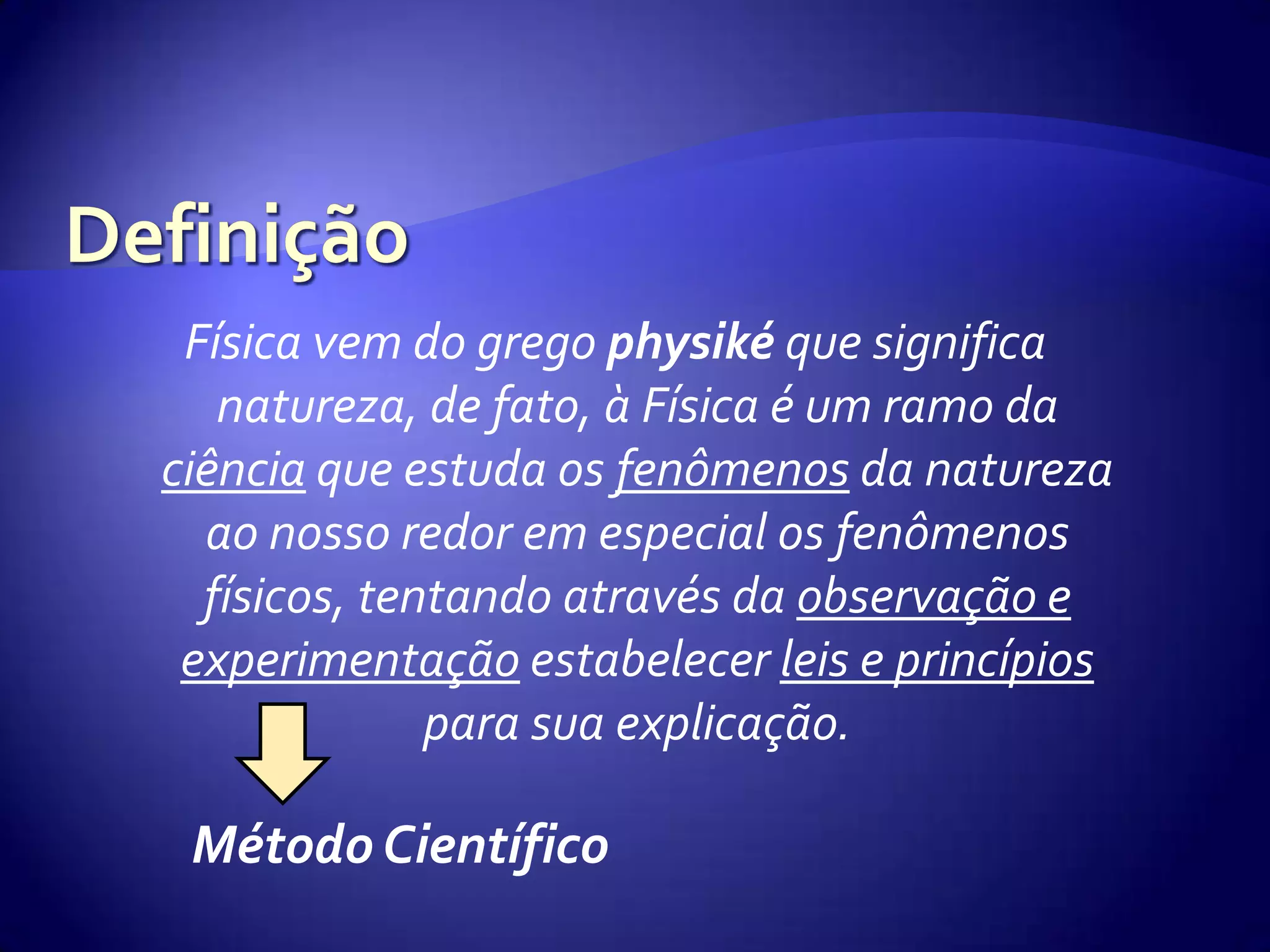 Introdução a Física | PPTX