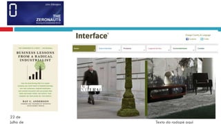 22 de
julho de Texto do rodapé aqui77
 