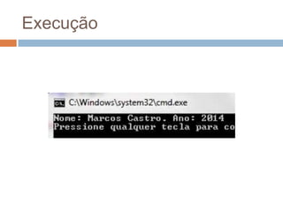 Execução

 