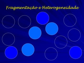 Fragmentação e Heterogeneidade
 