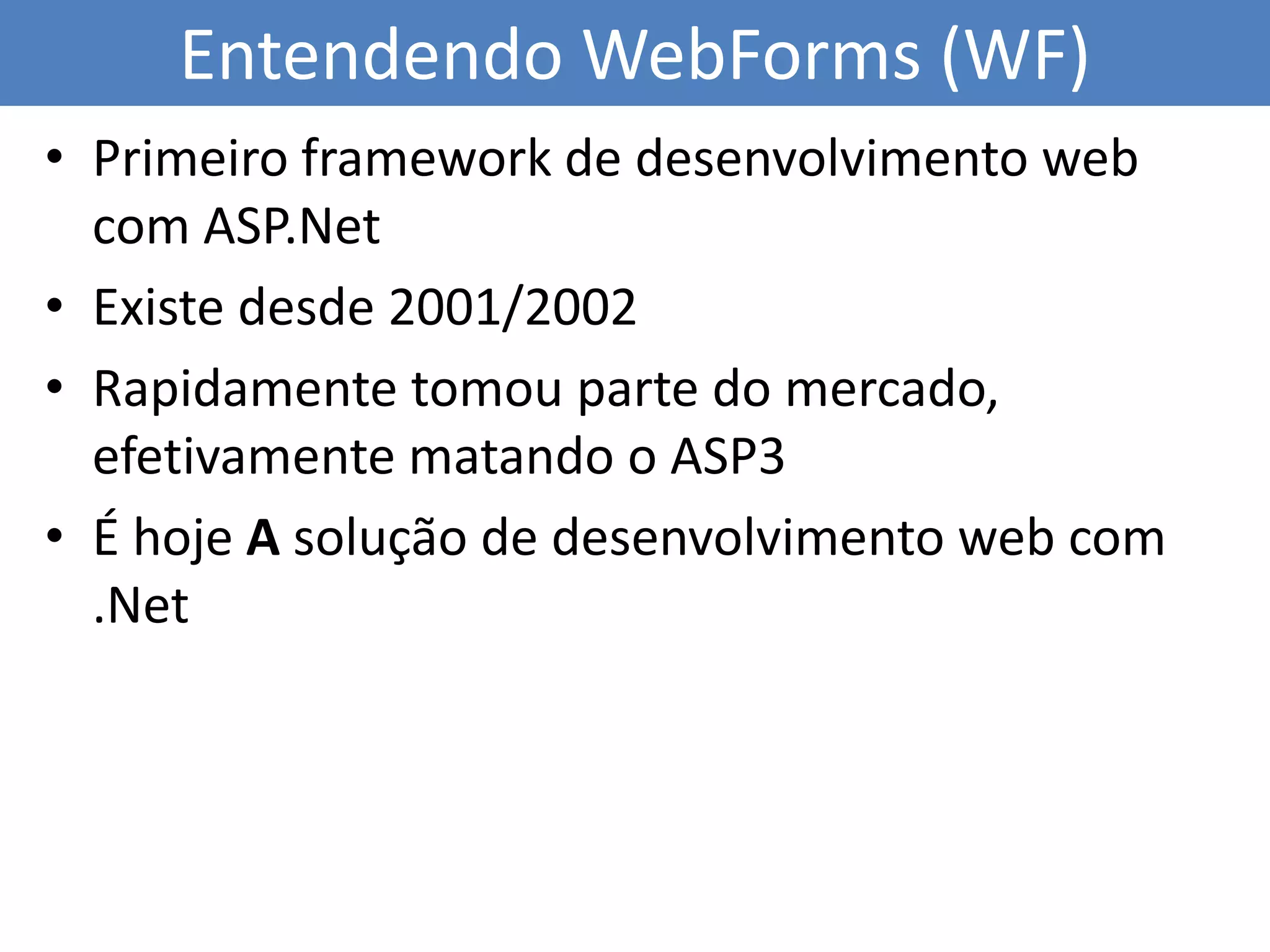 Introdução ao Asp.Net Mvc