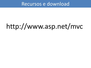 Introdução ao Asp.Net Mvc