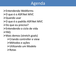 Introdução ao Asp.Net Mvc