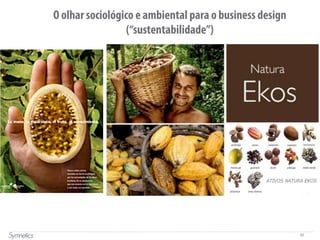 52
O olhar sociológico e ambiental para o business design
(“sustentabilidade”)
 