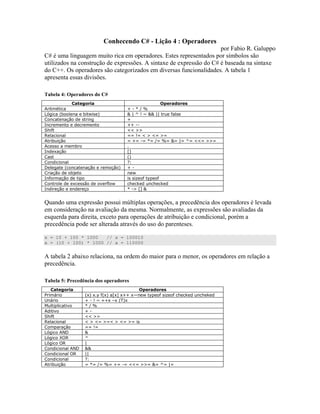 ; * ! !
" ) %)") ) " ) ); ) )
" D ) )" 4 ))C ) E ) "4 4 )) ) ) "4
(( =) ) ) " D ) ) ) # ) E " N
) " )) ) )C )
1 ; * ! !
2 3 456
17$ 8 9 : ; < = >? ;; <<
@A $
BB CC
D EE >E B C BE CE
2 @A E E E 4E 5E 6E ;E <E =E BBE CCE
2
F @A GH
8:
IJ
! $ 8 @A @A :
@A 0 9
@A K L K
F A % 9 M M
@A @ 4 C GH;
V 4 )) )) O" ) C ) : ) )
) ) $ " ) 4 ))C ) ) )
)7 " 4 " C ) "
: ) " " ) ) ") )
x = 10 + 100 * 1000 // x = 100010
x = (10 + 100) * 1000 // x = 110000
E " I 4 ) )
:
1 ? )! 5 * ! !
N O 8F: F 8F: GFHF FP 9 K L M M
O >? F.F8Q:F
R K % 456
2 %
BB CC
D B C BE CEB C BE CE
K @A EE >E
17$ 2S! ;
17$ T/D =
17$ /D <
2S! ;;
/D <<
IJ
2 @A E 4E 5E 6E E E BBE CCE ;E =E <E
 