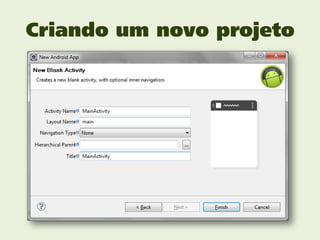 Criando um novo projeto
 