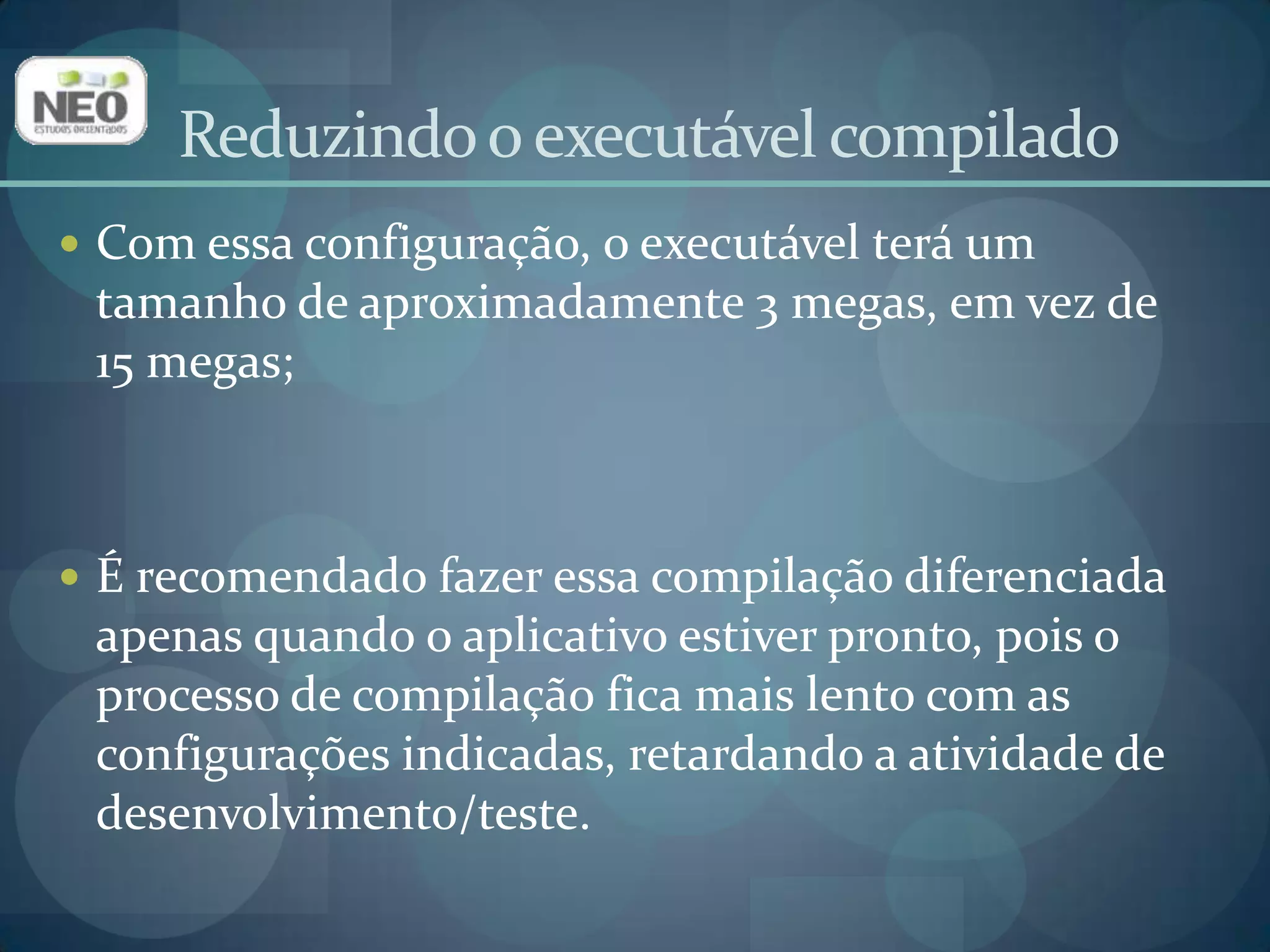 InstaladorUtilizaremos o Inno Setup Compiler;É gratuito;Pode ser usado em aplicativos comerciais sem pagar aos criadores;Fácil de utilizar;Com conhecimento mais profundo, pode ser utilizado para criação de instaladores complexos.