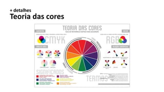 + detalhes
Teoria das cores
 