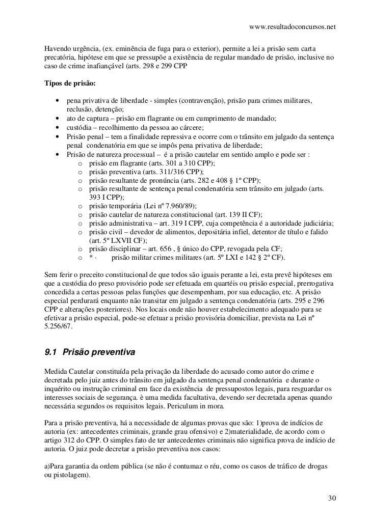 DIREITO PROCESSUAL-PENAL PARTE 02 DIREITO PROCESSUAL-PENAL PARTE 02