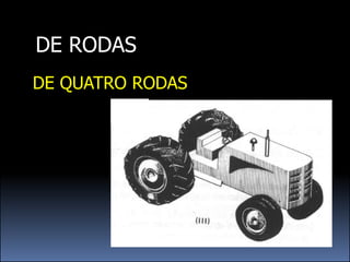 DE RODAS
DE QUATRO RODAS
 