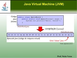Java Virtual Machine (JVM)




                        Fonte: argonavis.com.br




                     Prof. Nécio Veras
 