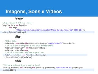 Imagens, Sons e Vídeos
 