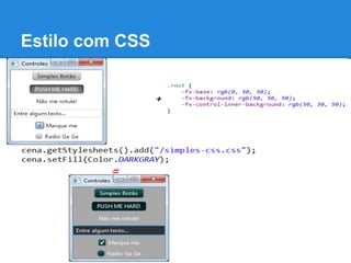Estilo com CSS
 