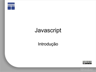 Javascript Introdução 