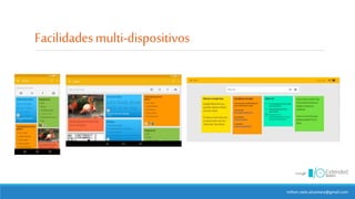 Facilidadesmulti-dispositivos
milton.neto.alcantara@gmail.com
 