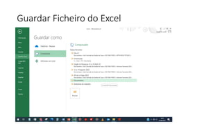 Guardar Ficheiro do Excel
 
