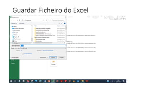 Guardar Ficheiro do Excel
 