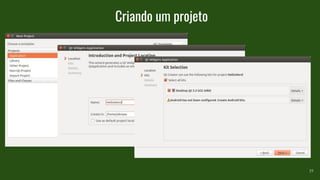 Criando um projeto
19
 