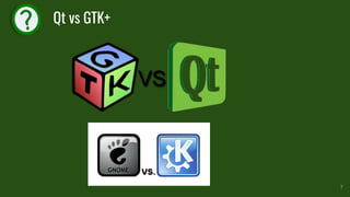 Qt vs GTK+
7
 