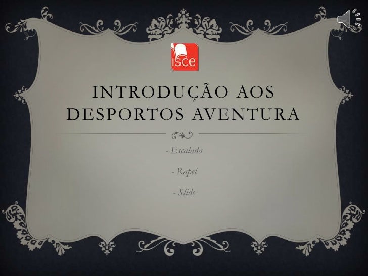 Introducao Aos Desportos Aventura