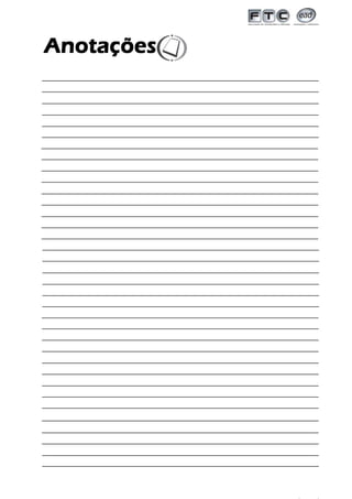 75
AnotaçõesAnotaçõesAnotaçõesAnotaçõesAnotações
 