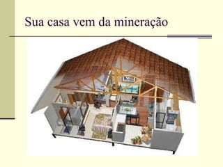 Sua casa vem da mineração
 