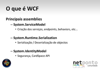 Introdução ao WCF - Windows Communication Foundation - C. Augusto Proiete Slide 9