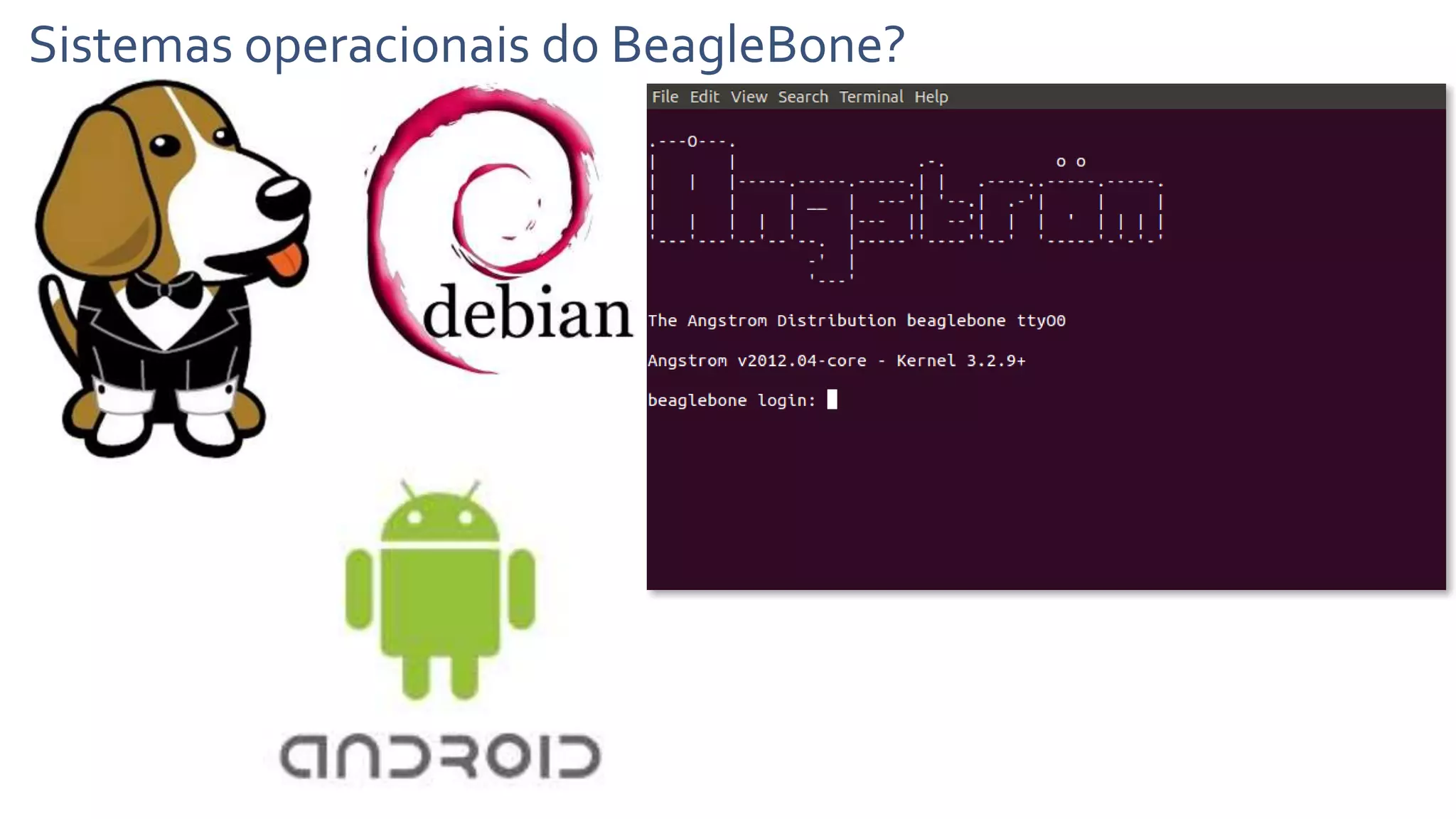Sistemas operacionais do BeagleBone?
 