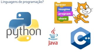 Linguagens de programação?
 