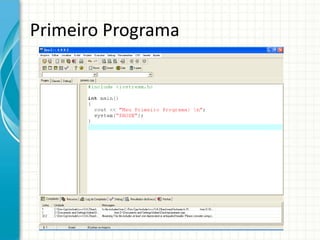 Primeiro Programa
 