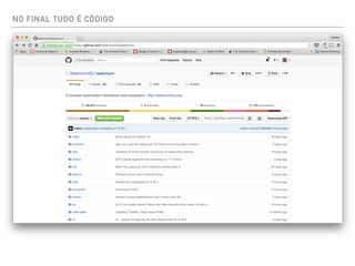 NO FINAL TUDO É CÓDIGO
 
