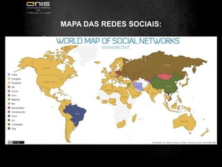   86 % dos usuários estão em alguma rede social