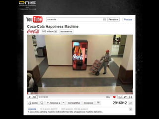 Por que usar o Facebook?Excelente para captar usuarios que gostam da sua marca, querem opinar ou participar de promoçõesComunicação com ClientesExcelente canal de Exposição de Produtos/ServiçosExposição da MarcaRede Social onde usuários agregam amigos, enviam mensagens.Ajuda a aumentar as visitas do seu, graçasaos links ‘’compartilhados’’Trafego para o Site/blog