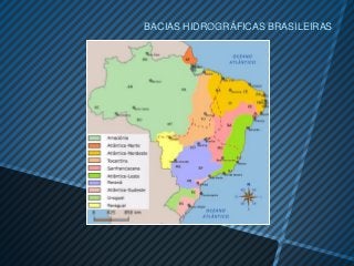 BACIAS HIDROGRÁFICAS BRASILEIRAS
 
