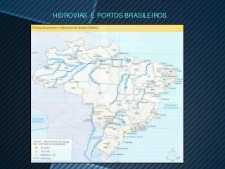 HIDROVIAS E PORTOS BRASILEIROS
 