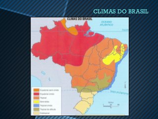 CLIMAS DO BRASIL
 